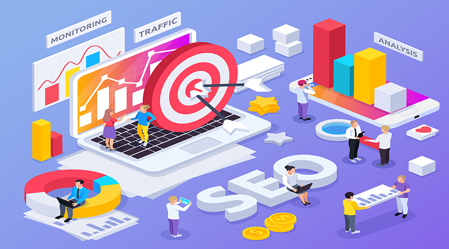 SEO Isometric Concept